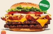 Burger King customers can find two new Impossible offerings available exclusively at Burger King—the Impossible King and the Impossible Southwest Bacon Whopper. 