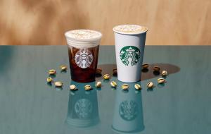 Starbucks Pistachio drinks.