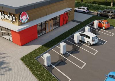 a rendering of Wendy's underground delivery system. 